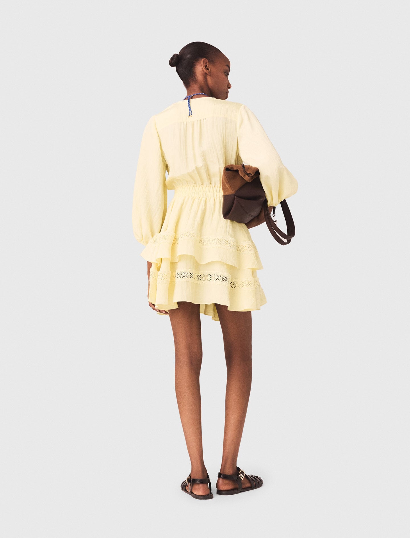 Maje Sale / Short ruffled dress