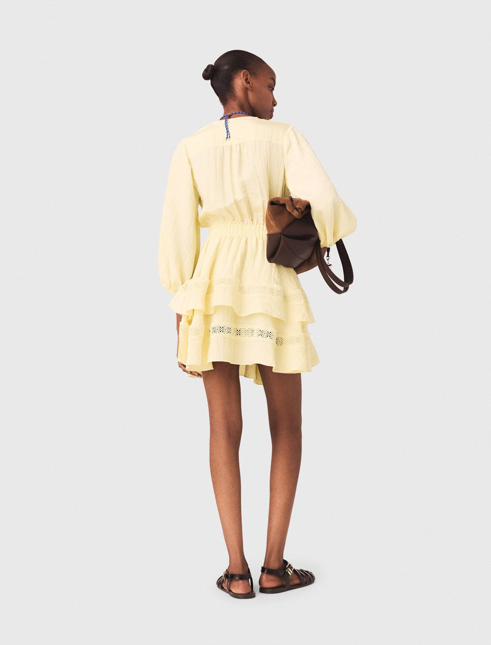 Maje Sale / Short ruffled dress