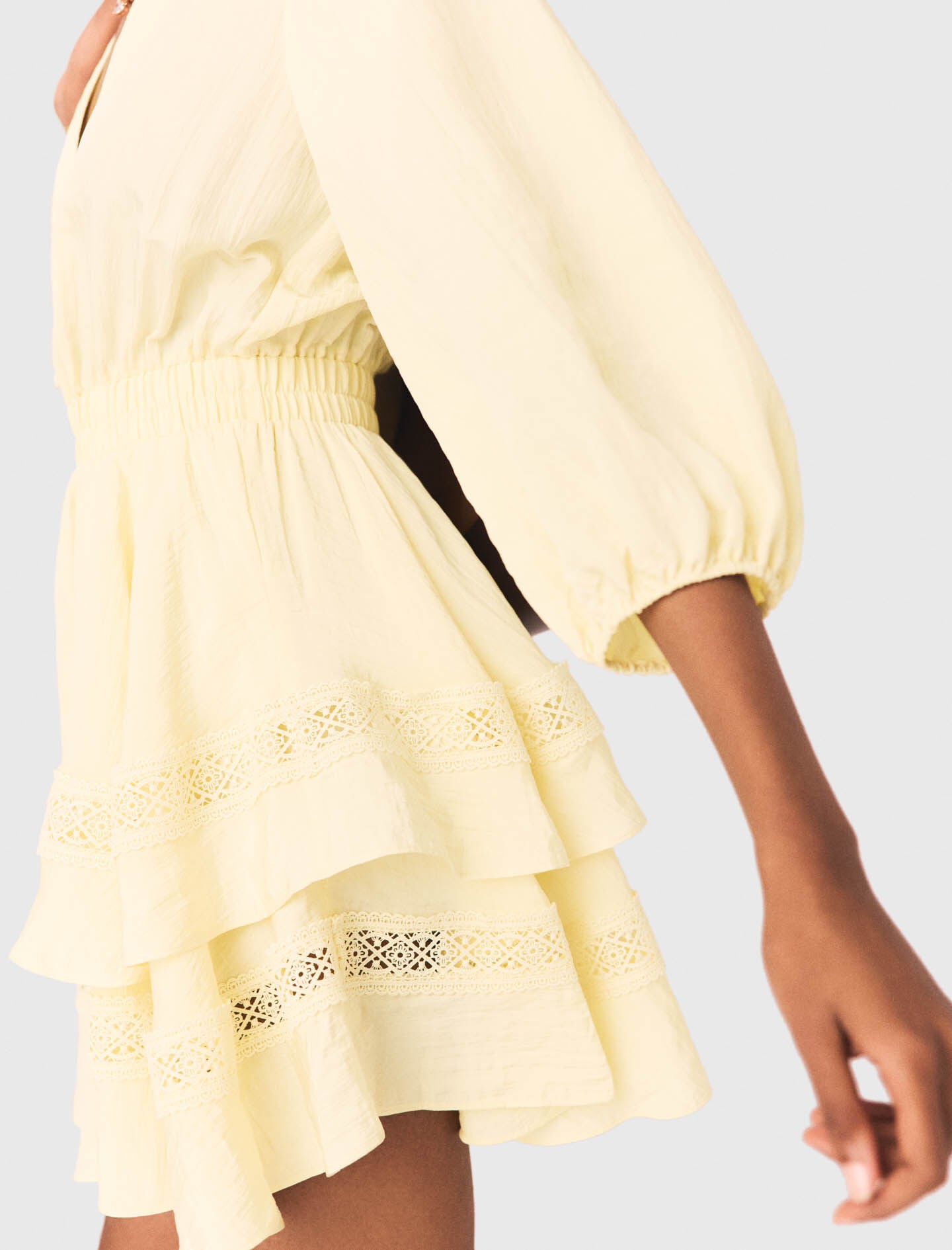 Maje Sale / Short ruffled dress