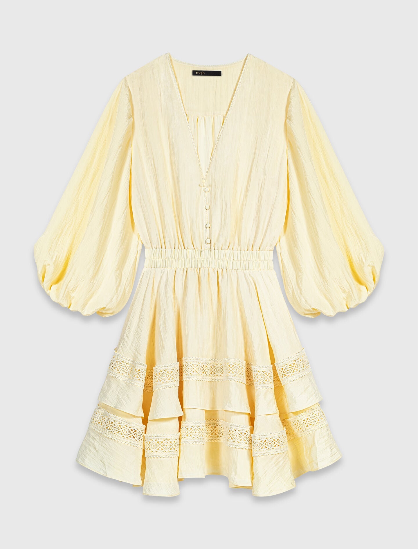Maje Sale / Short ruffled dress