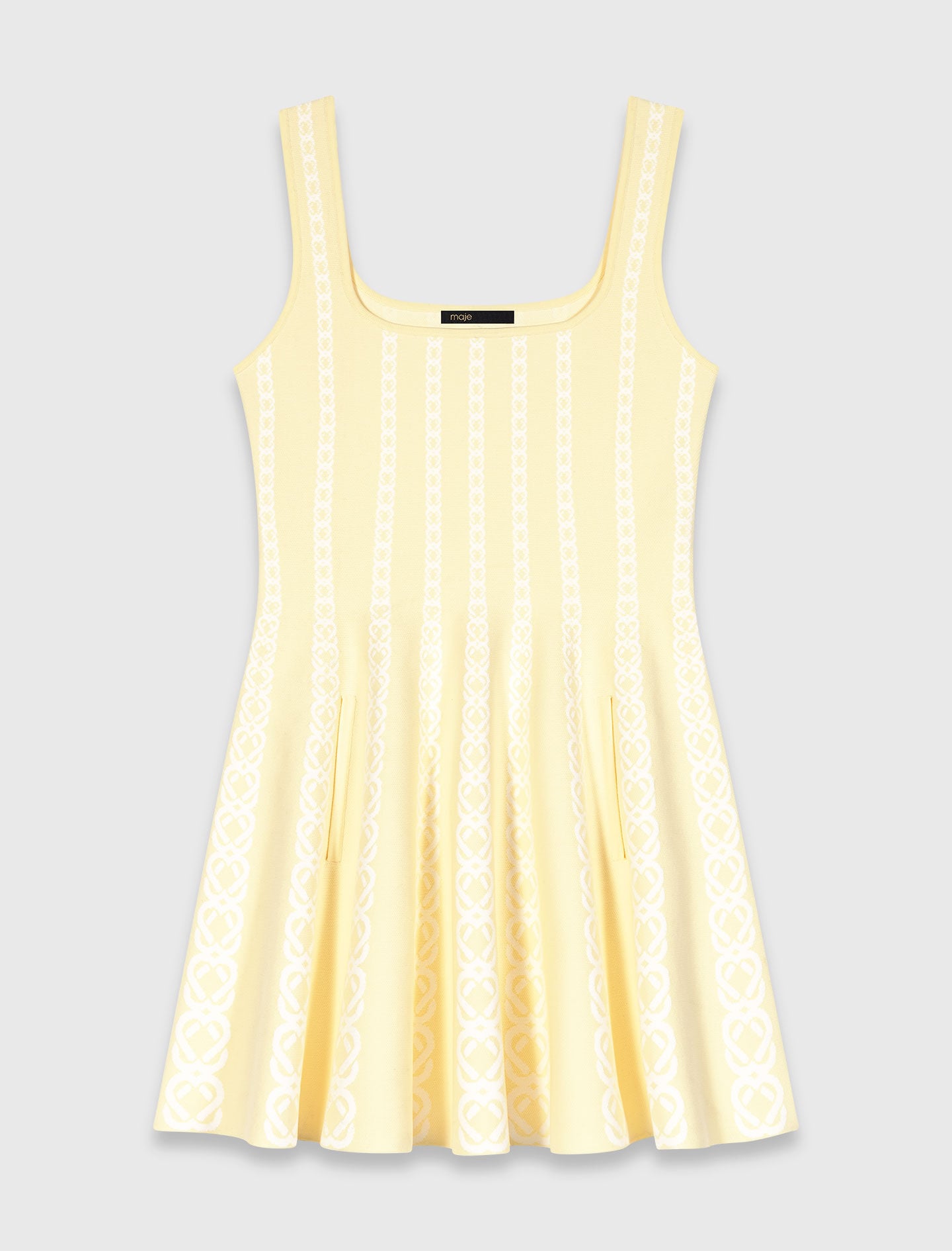 Maje Outlet / Jacquard knit short dress