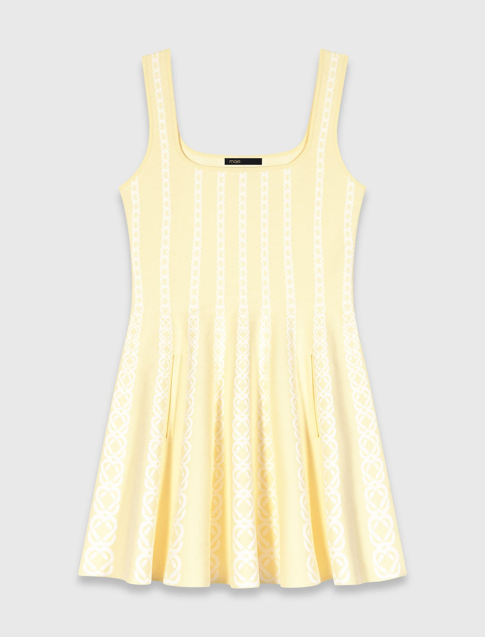 Maje Outlet / Jacquard knit short dress