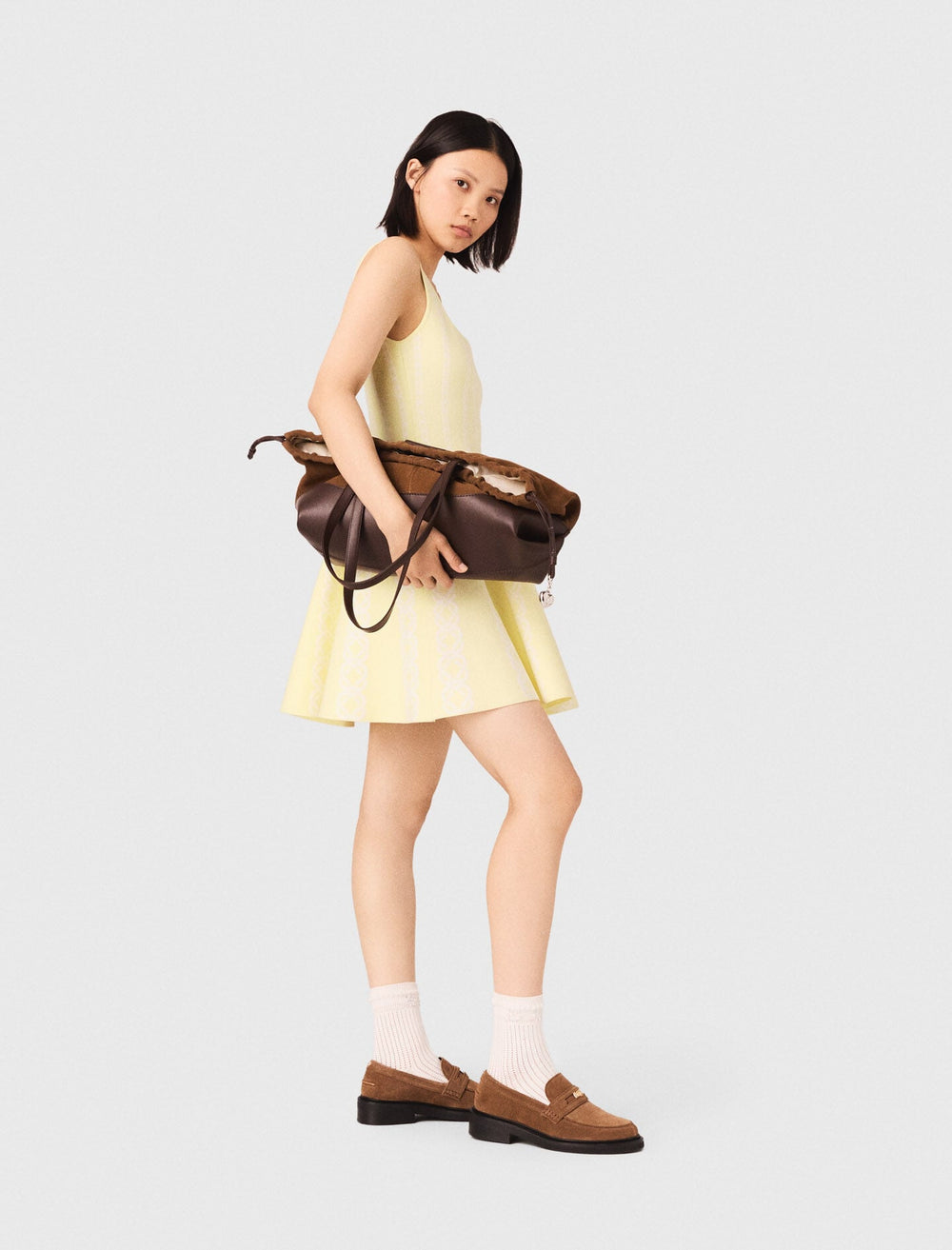 Maje Outlet / Jacquard knit short dress