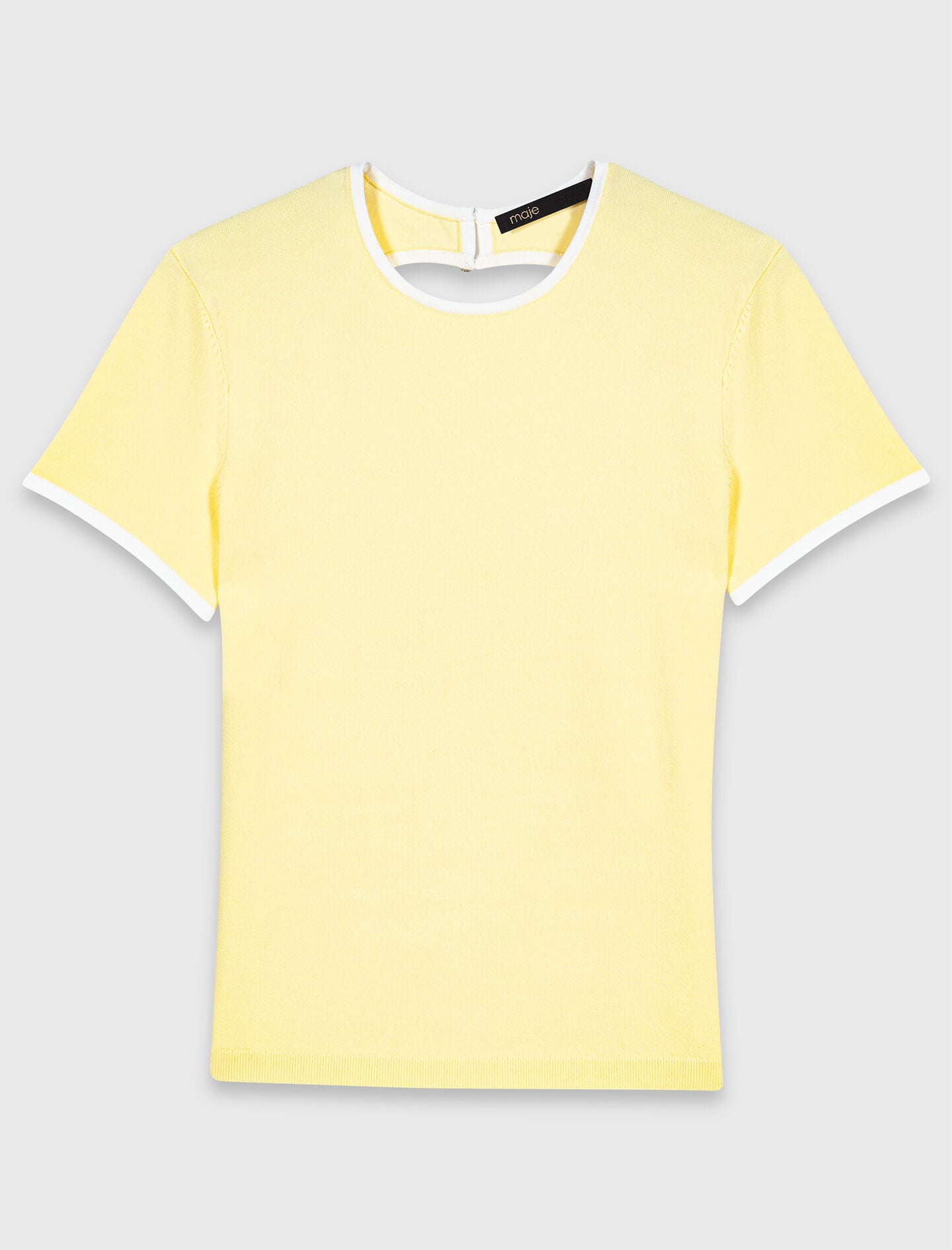 Maje Shop / Round back cut-out sweater
