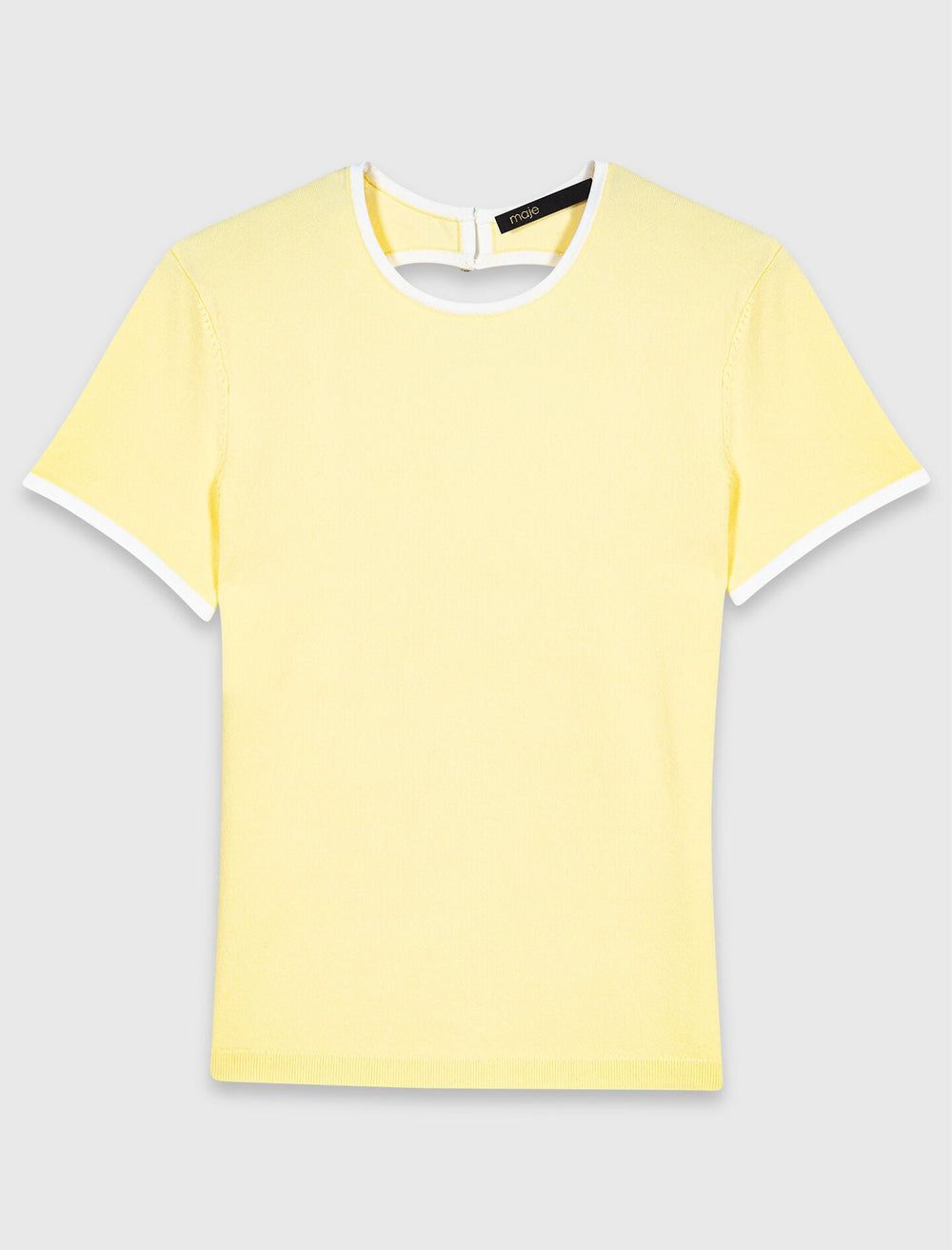 Maje Shop / Round back cut-out sweater