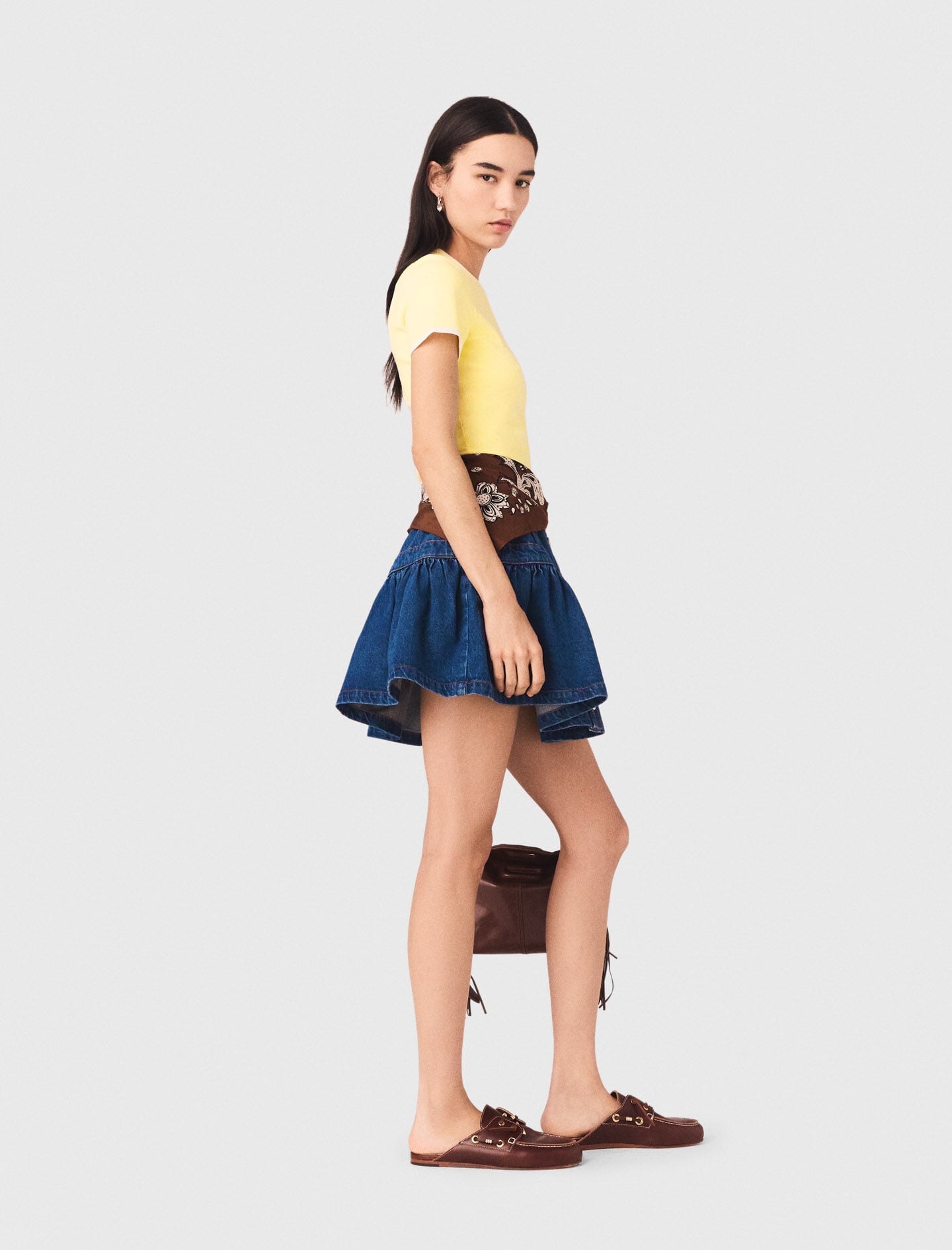 Maje Shop / Round back cut-out sweater