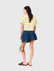 Maje On Sale / Striped short-sleeve polo