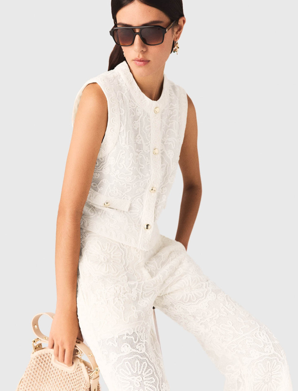 Maje Shop / Guipure lace jacket
