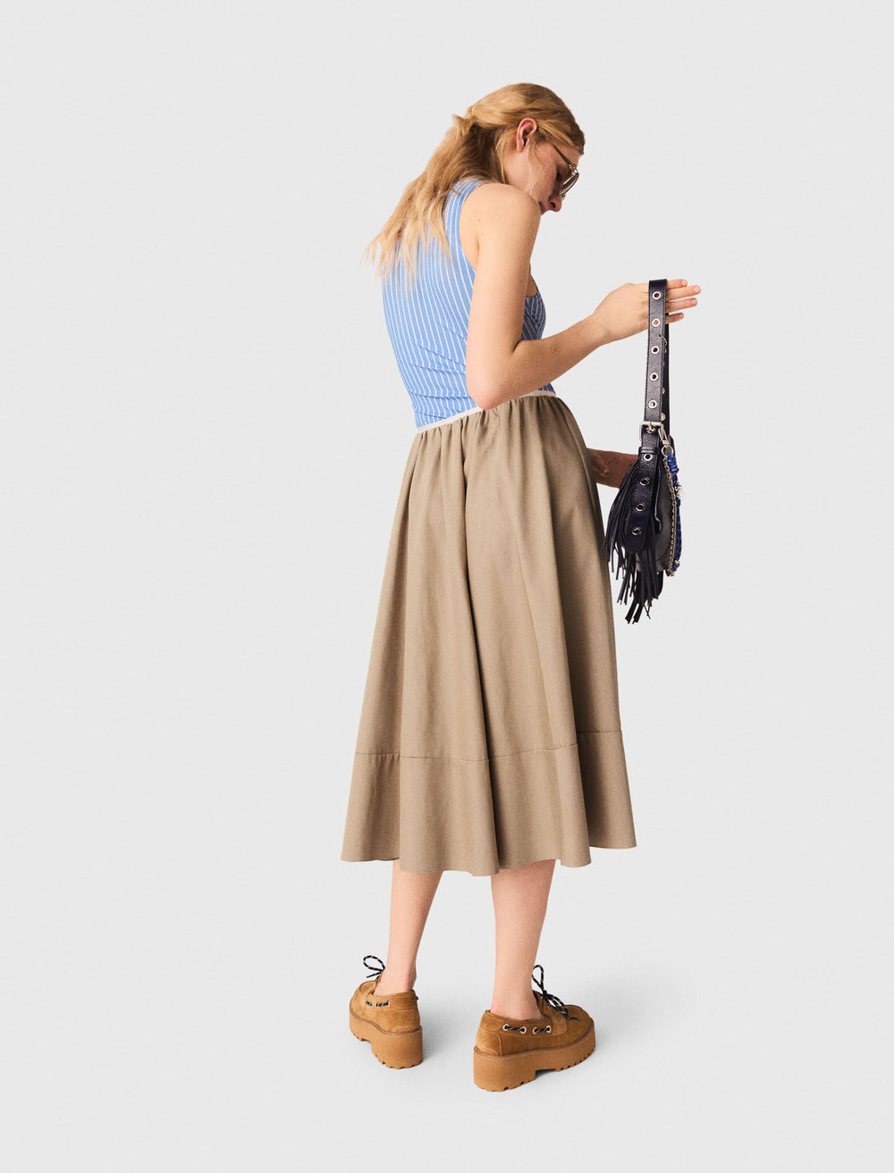 Maje Sale / Mid-length cotton skirt