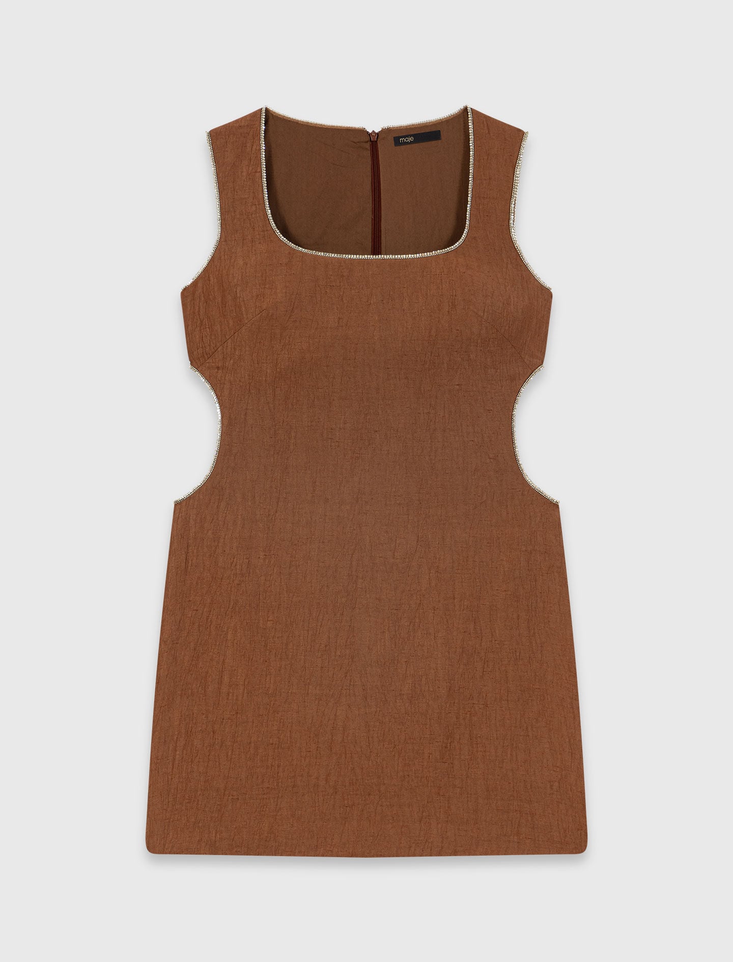 Maje On Sale / Short linen-blend dress