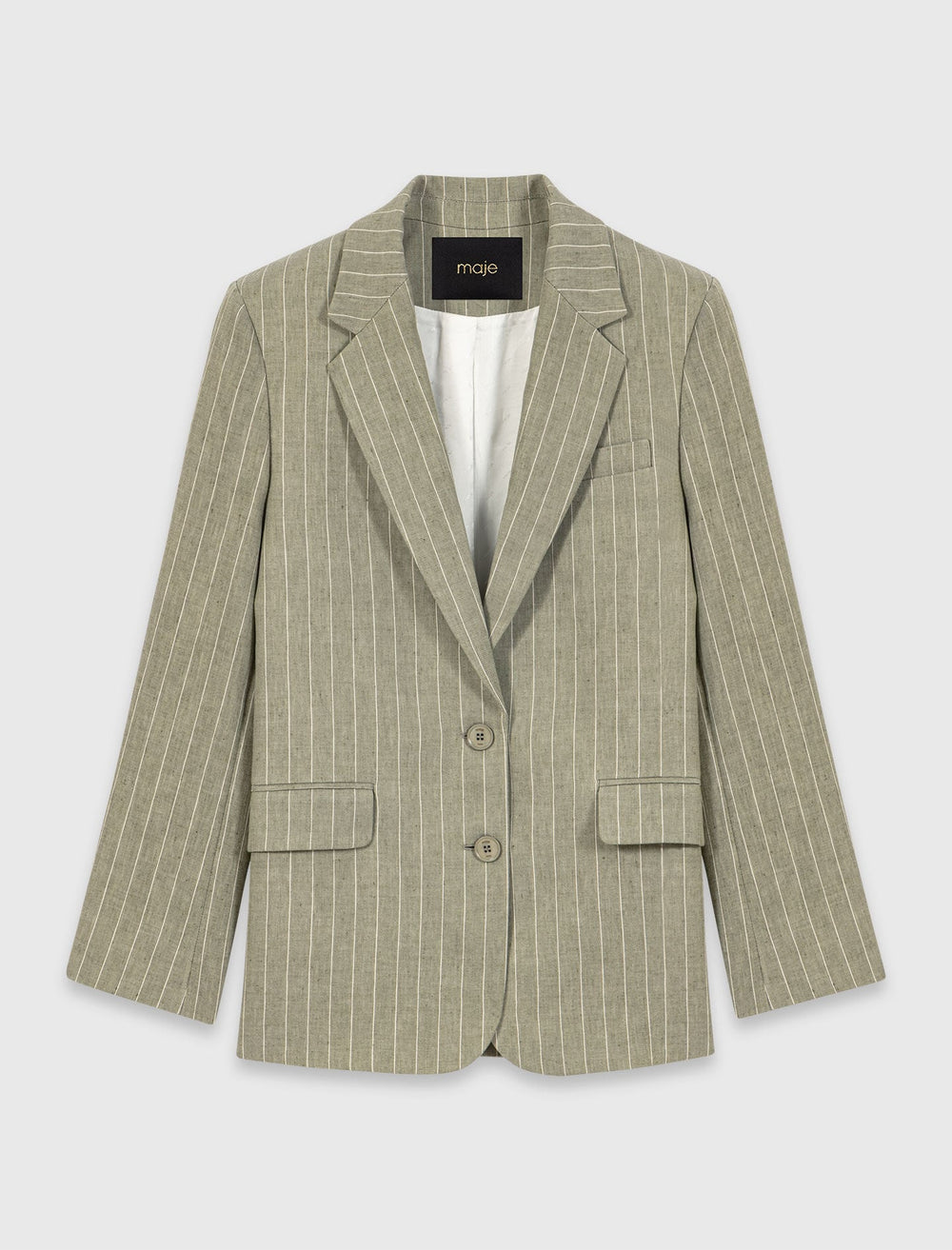 Maje Outlet / Linen blend suit jacket