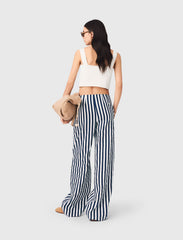 Maje Online / Linen blend sailor trousers