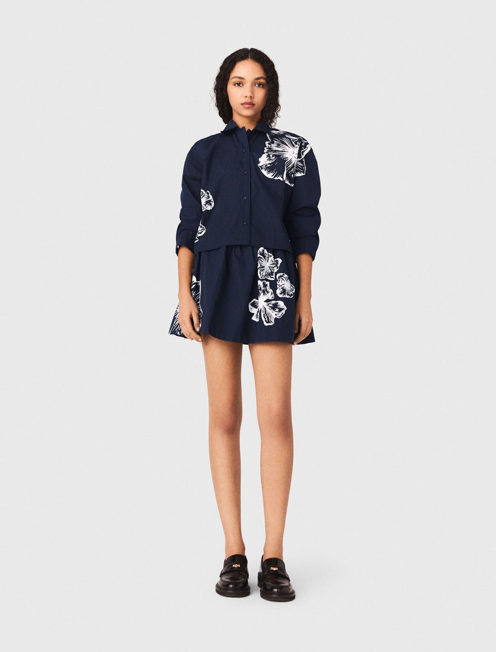 Maje On Sale / Cropped cotton shirt