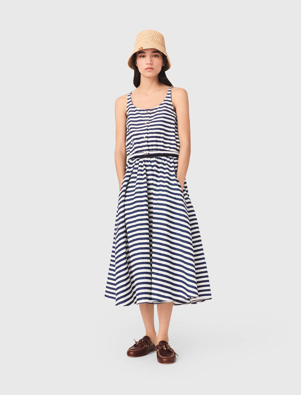 Maje Outlet / Linen-blend top