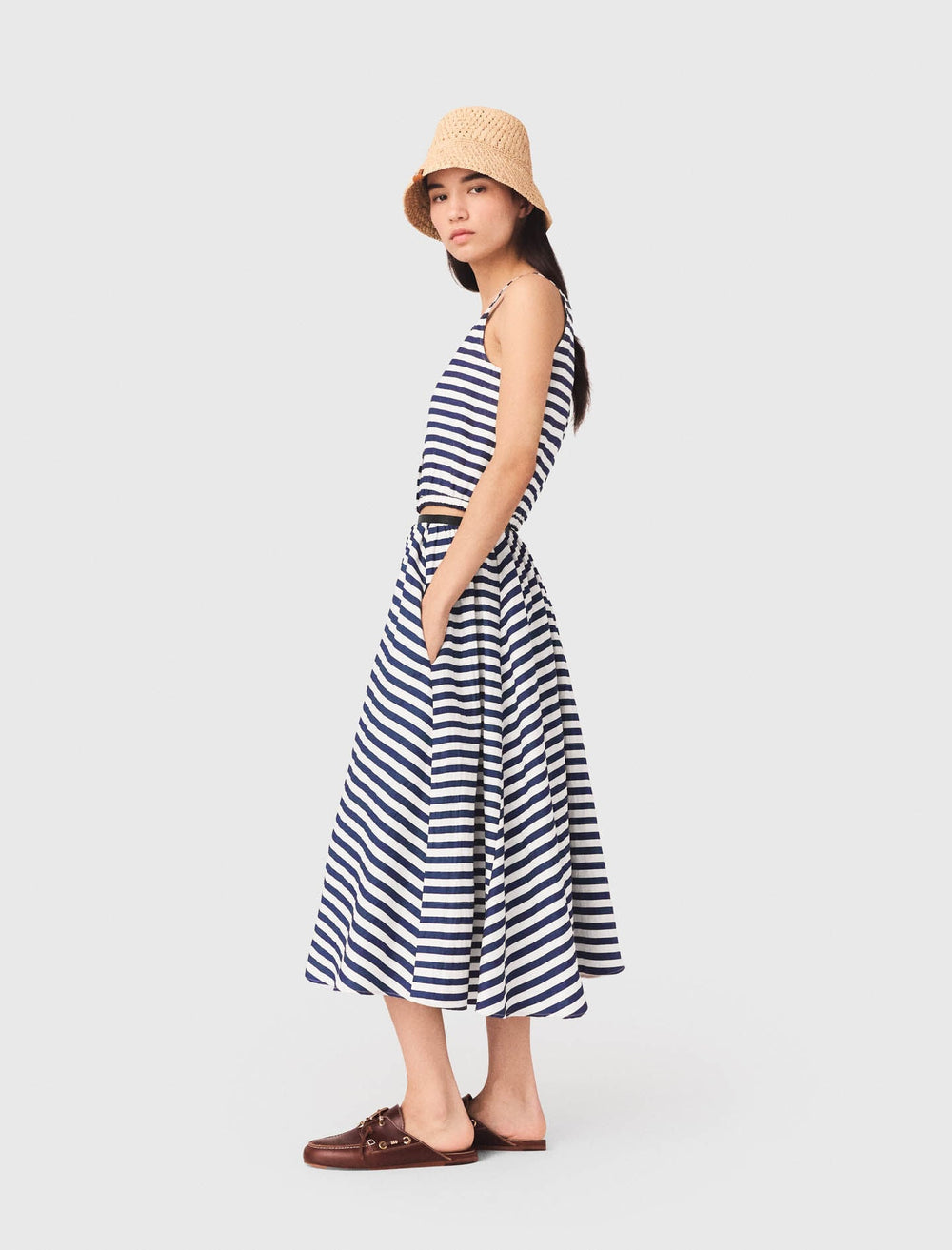 Maje Outlet / Linen-blend top