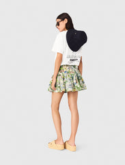 Maje Shop / Printed ruffled skirt