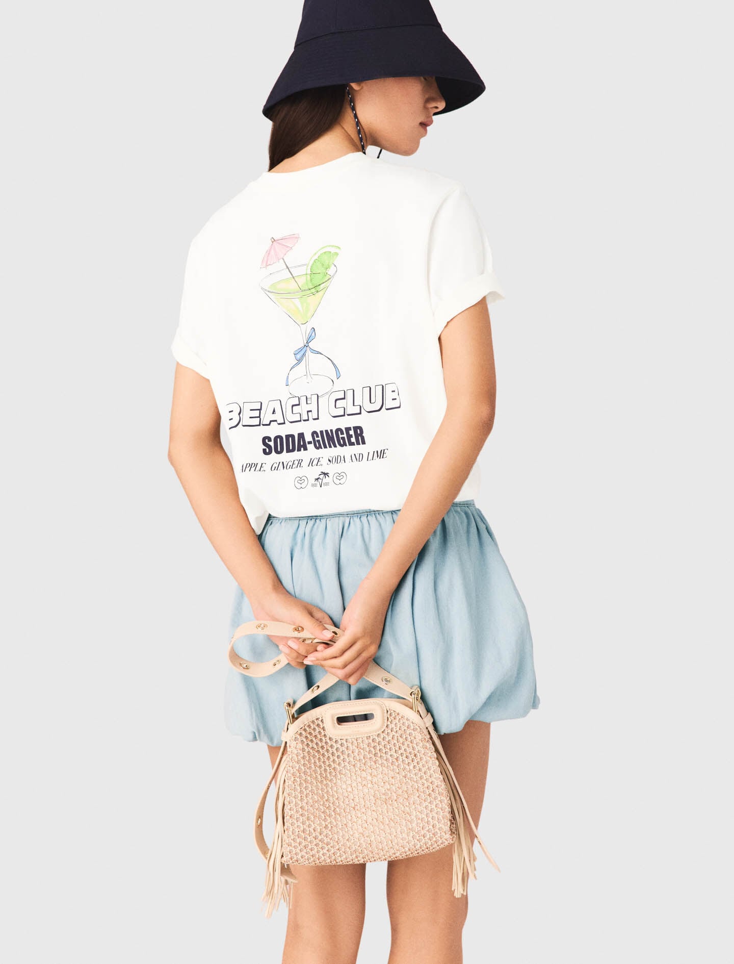 Maje Sale / Summer print T-shirt