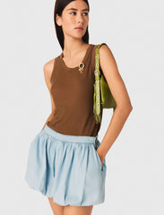 Maje On Sale / Chambray balloon skort