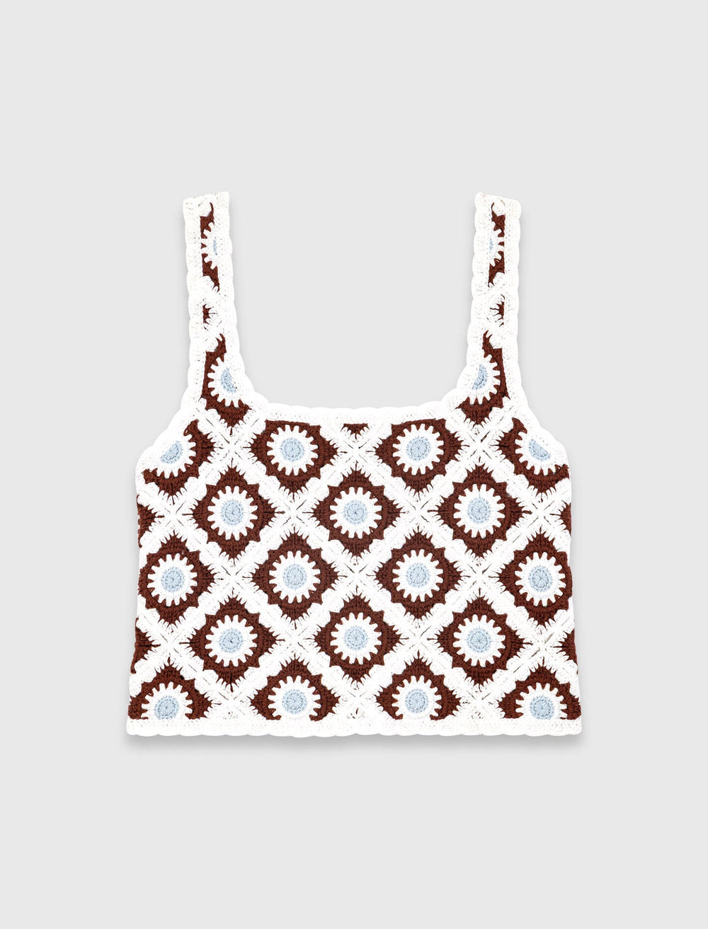 Maje Outlet / Floral Crochet Top