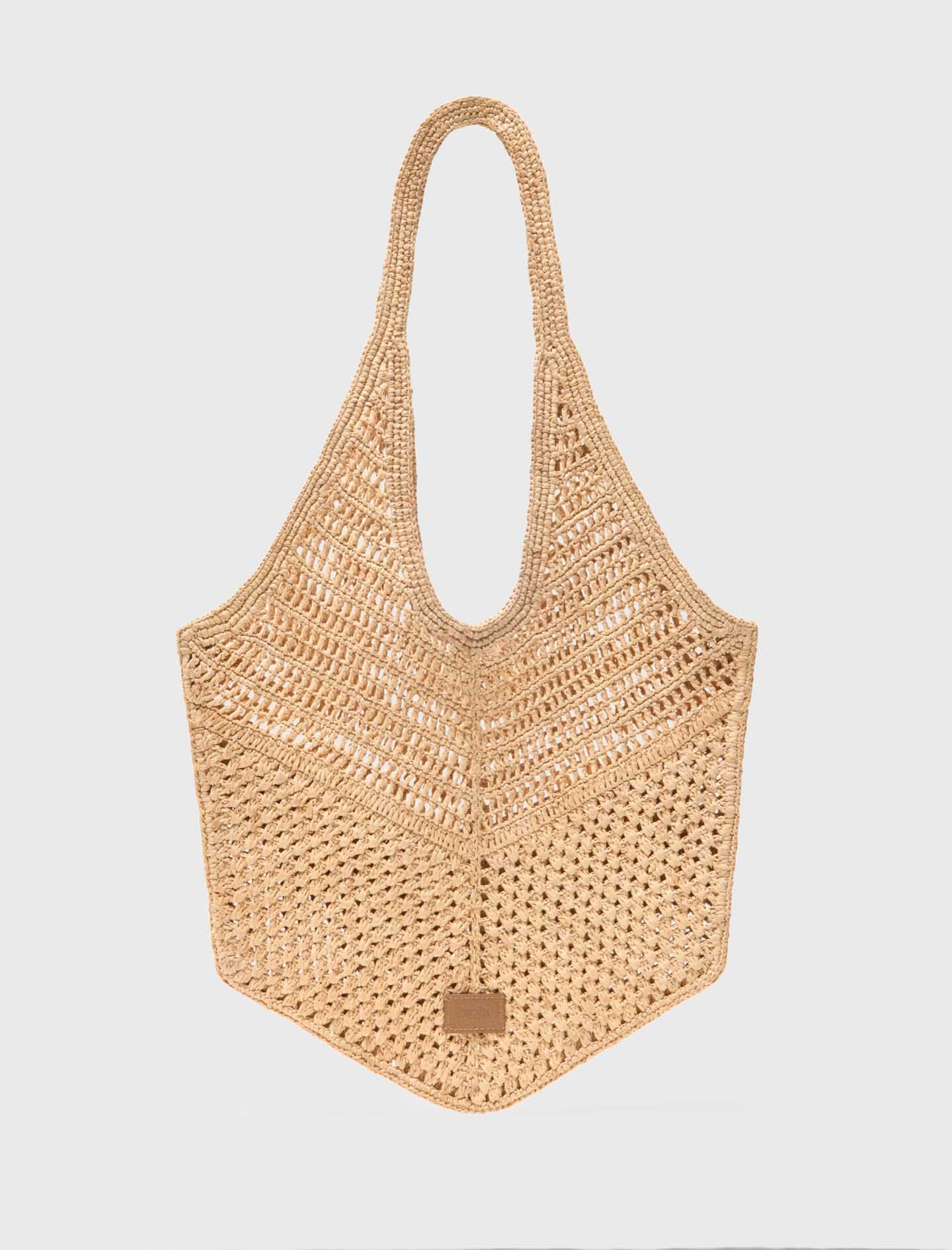 Maje Discount / Natural raffia bag