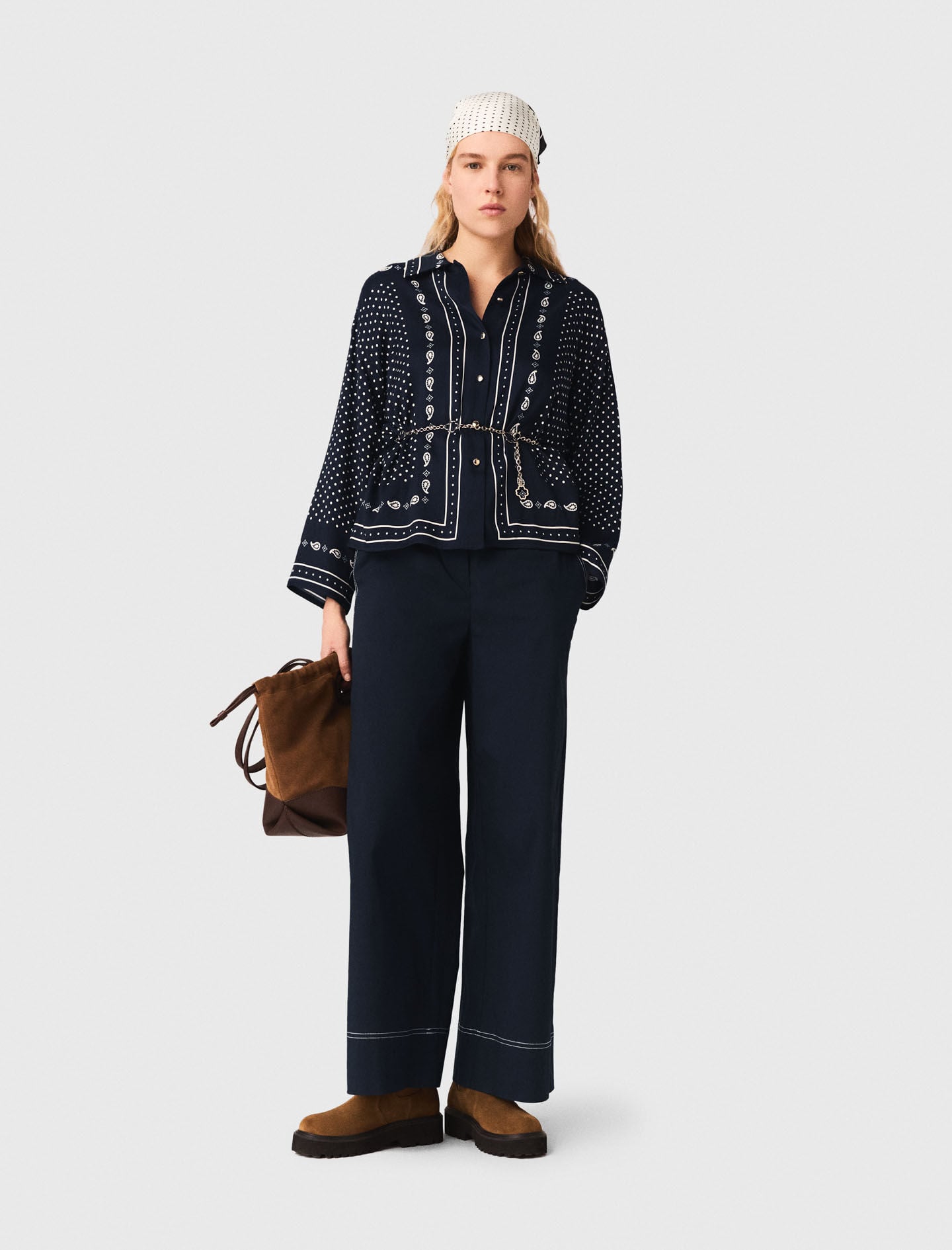Maje Shop / Flowing printed shirt