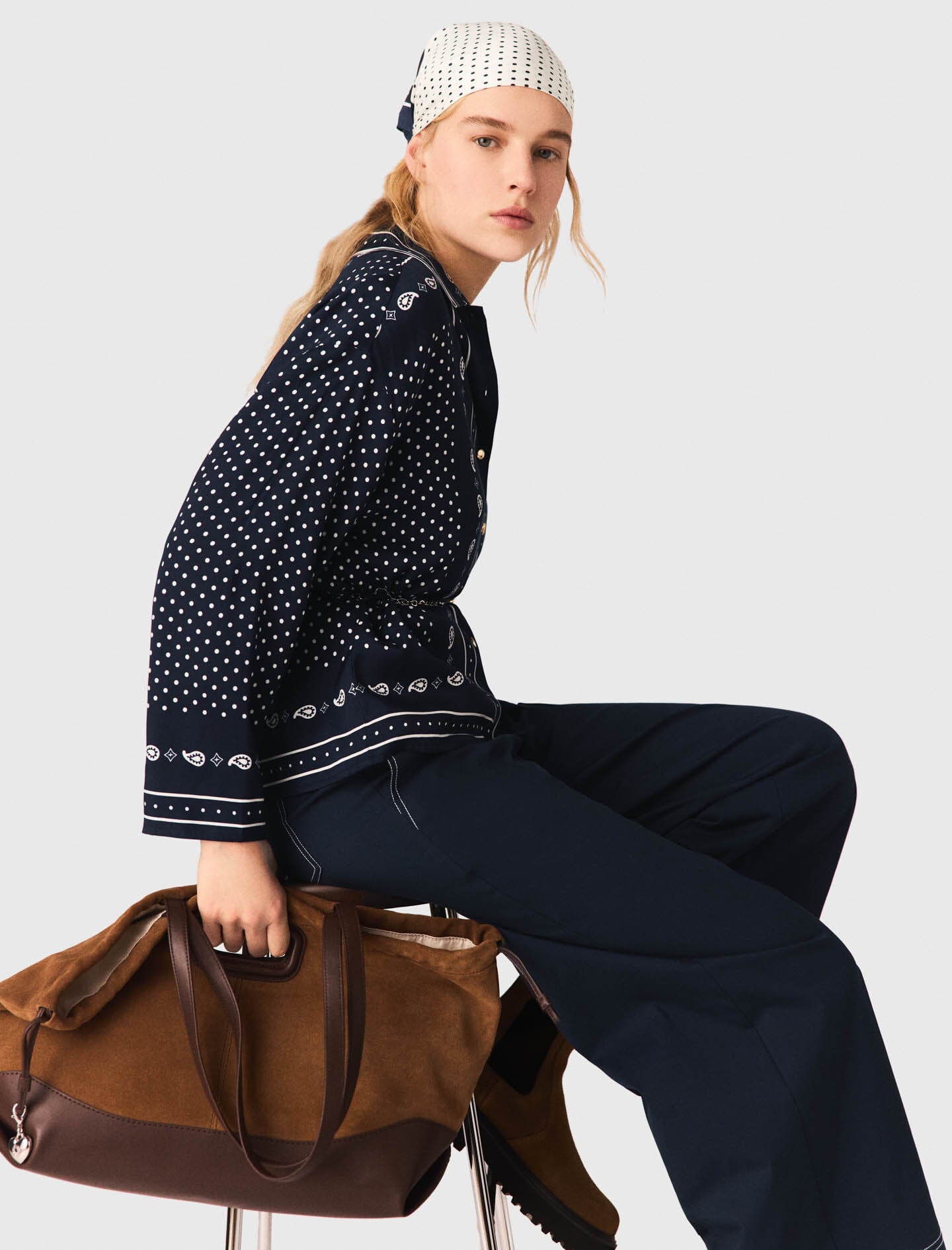 Maje Shop / Flowing printed shirt