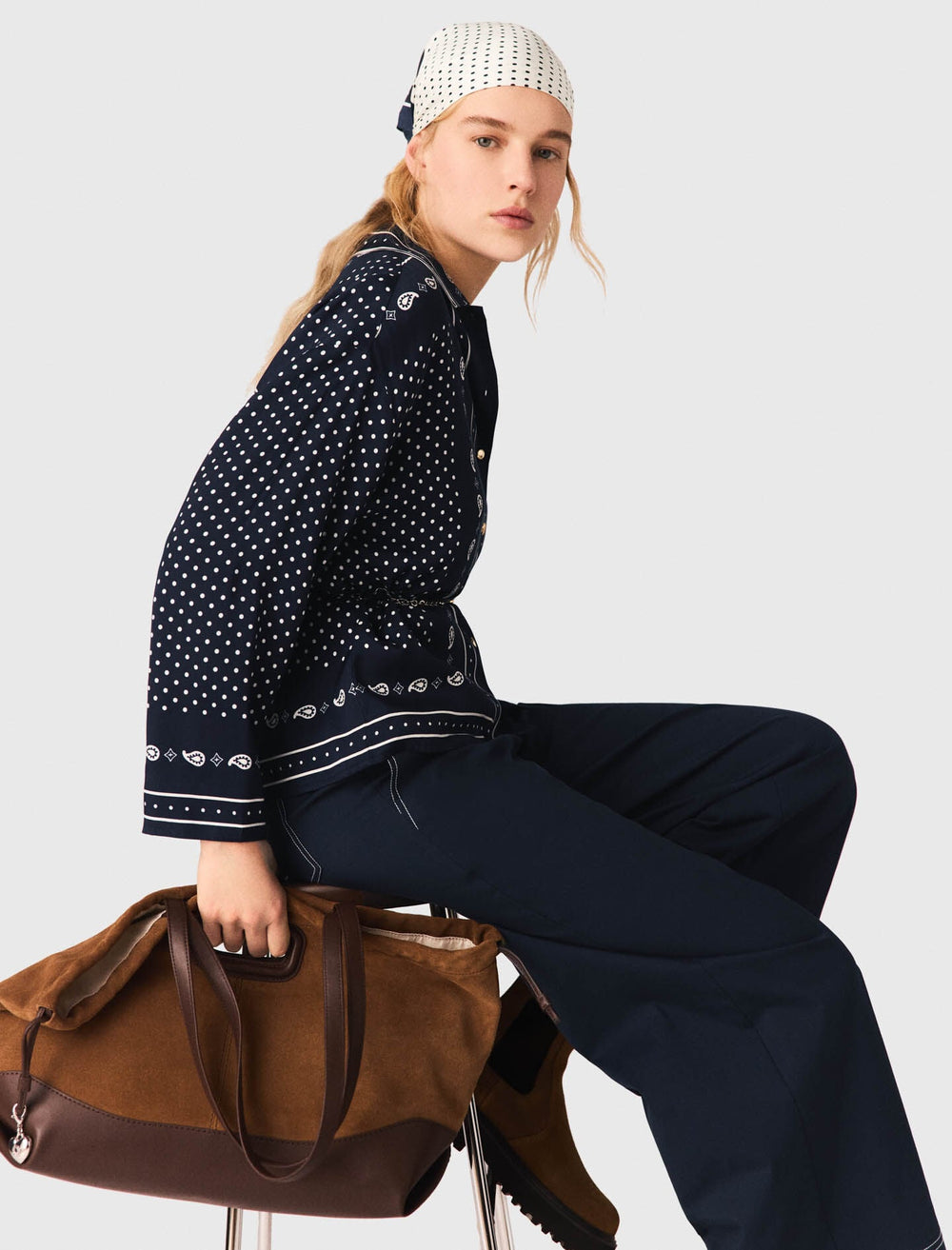 Maje Shop / Flowing printed shirt