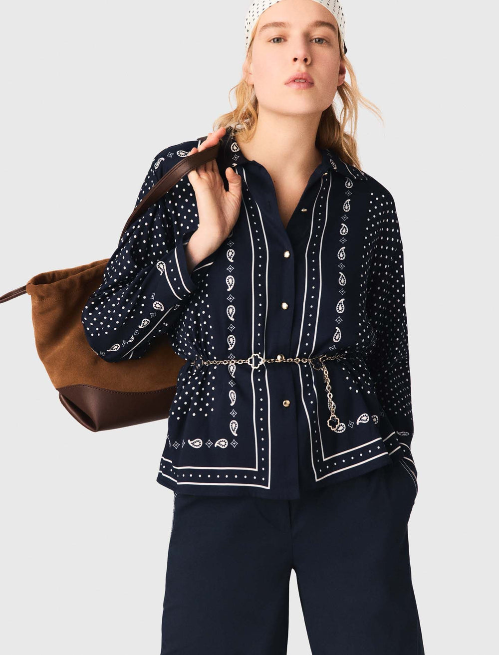 Maje Shop / Flowing printed shirt