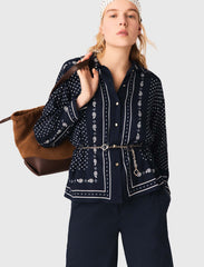 Maje Shop / Flowing printed shirt