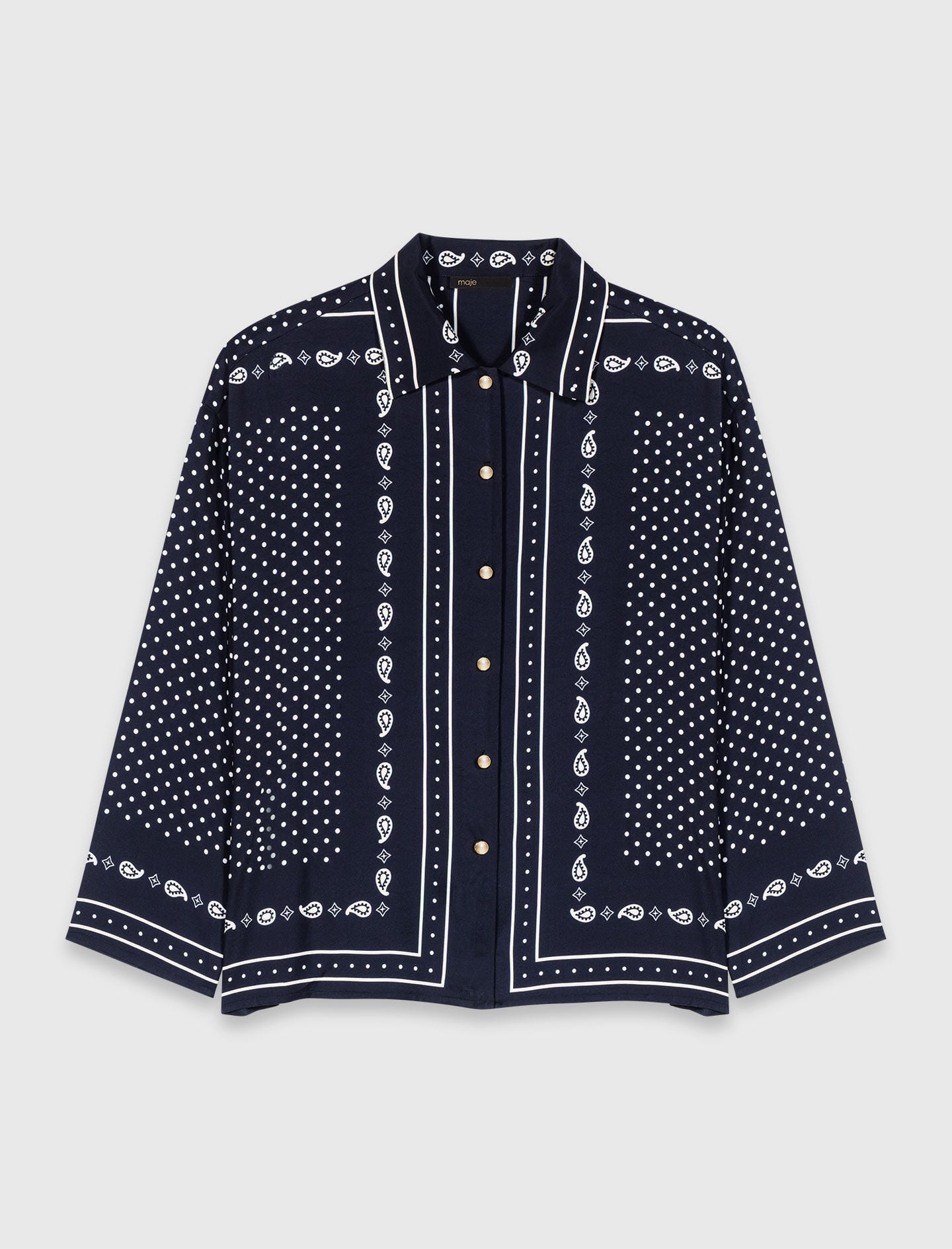 Maje Shop / Flowing printed shirt