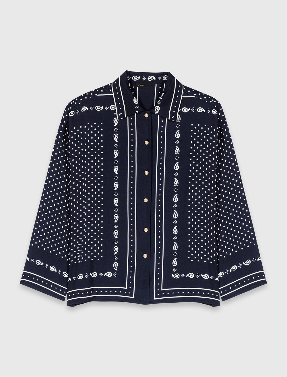 Maje Shop / Flowing printed shirt