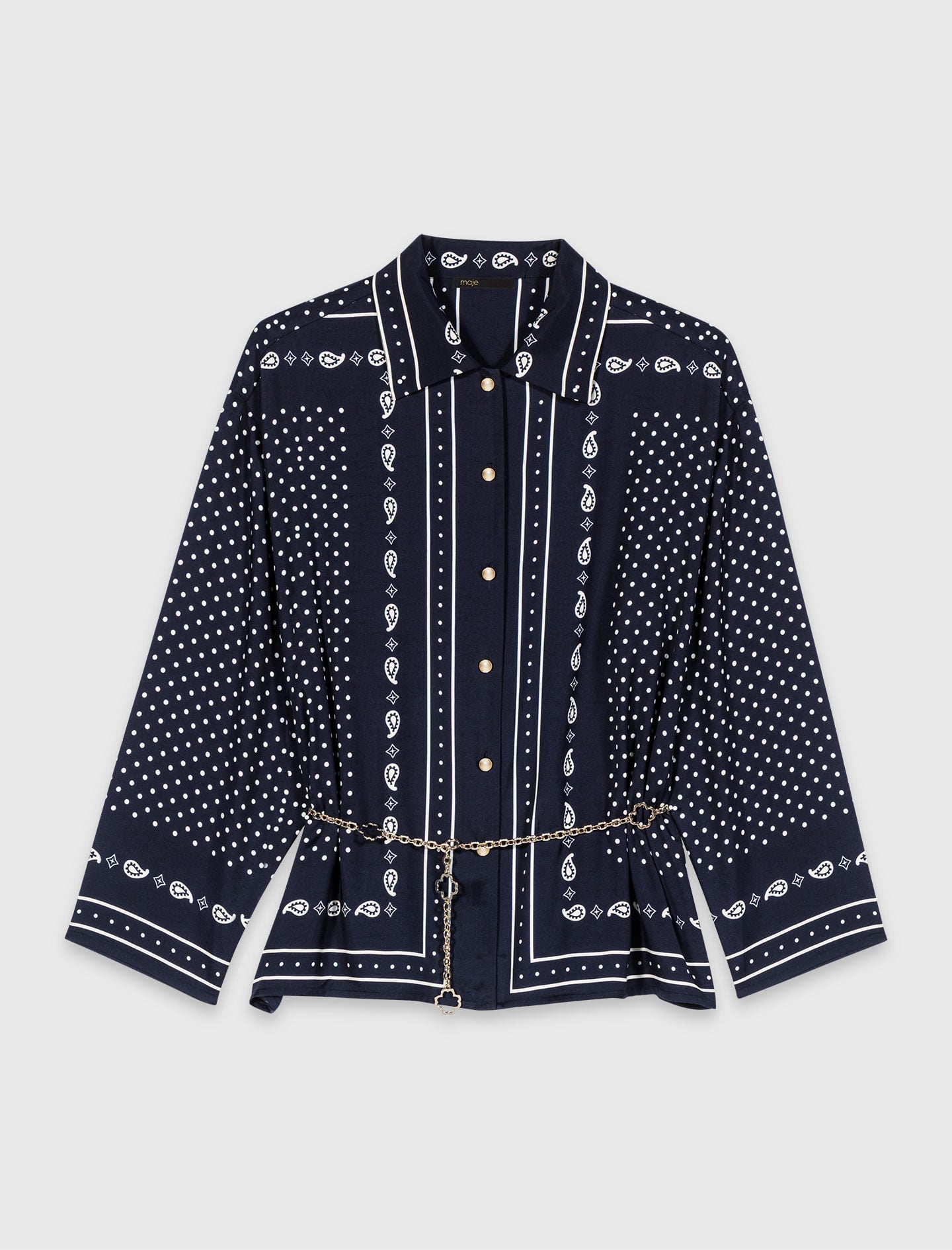 Maje Shop / Flowing printed shirt