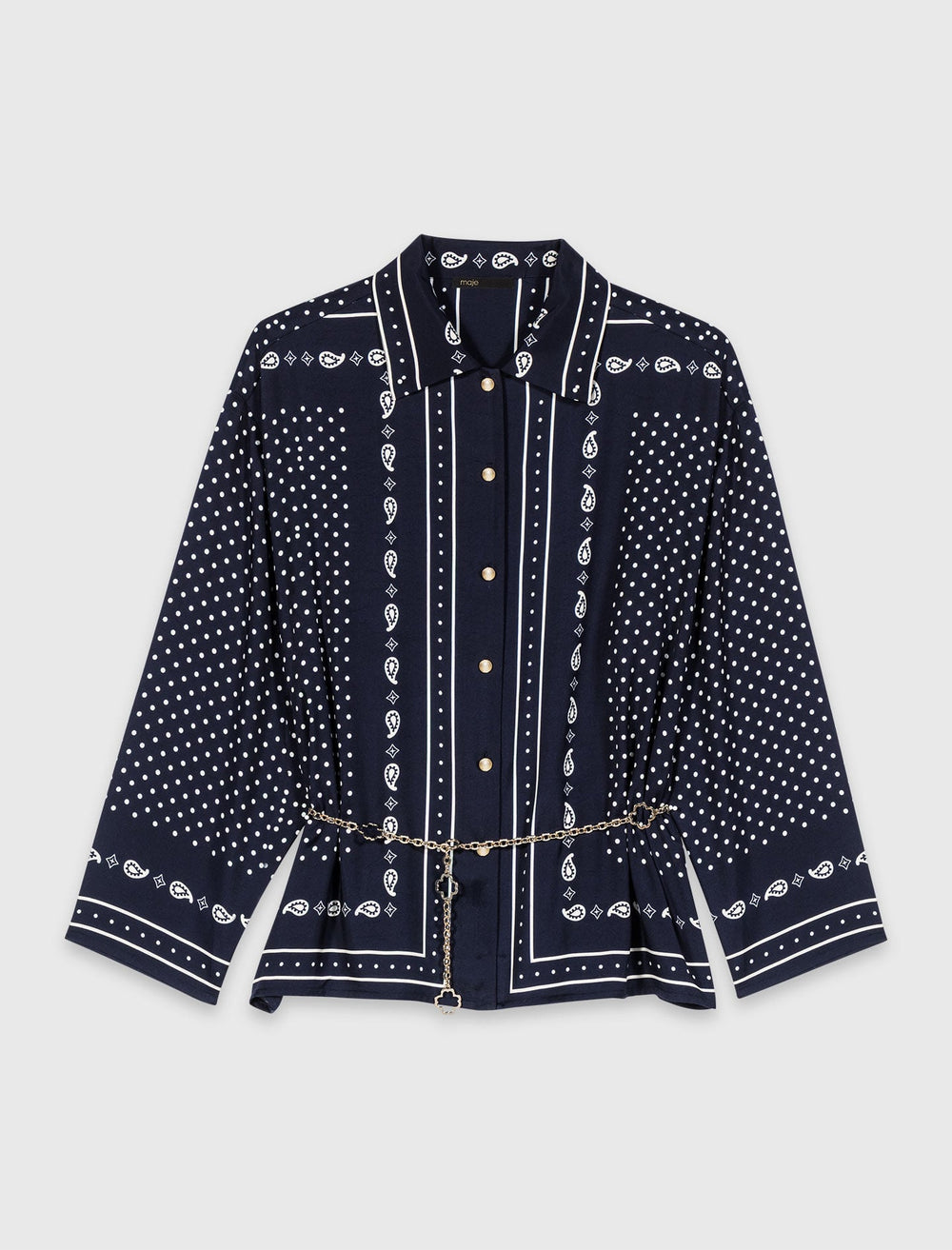 Maje Shop / Flowing printed shirt