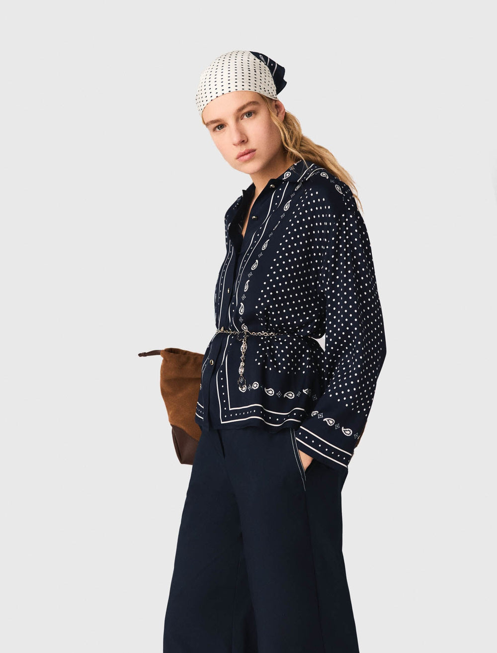 Maje Shop / Flowing printed shirt