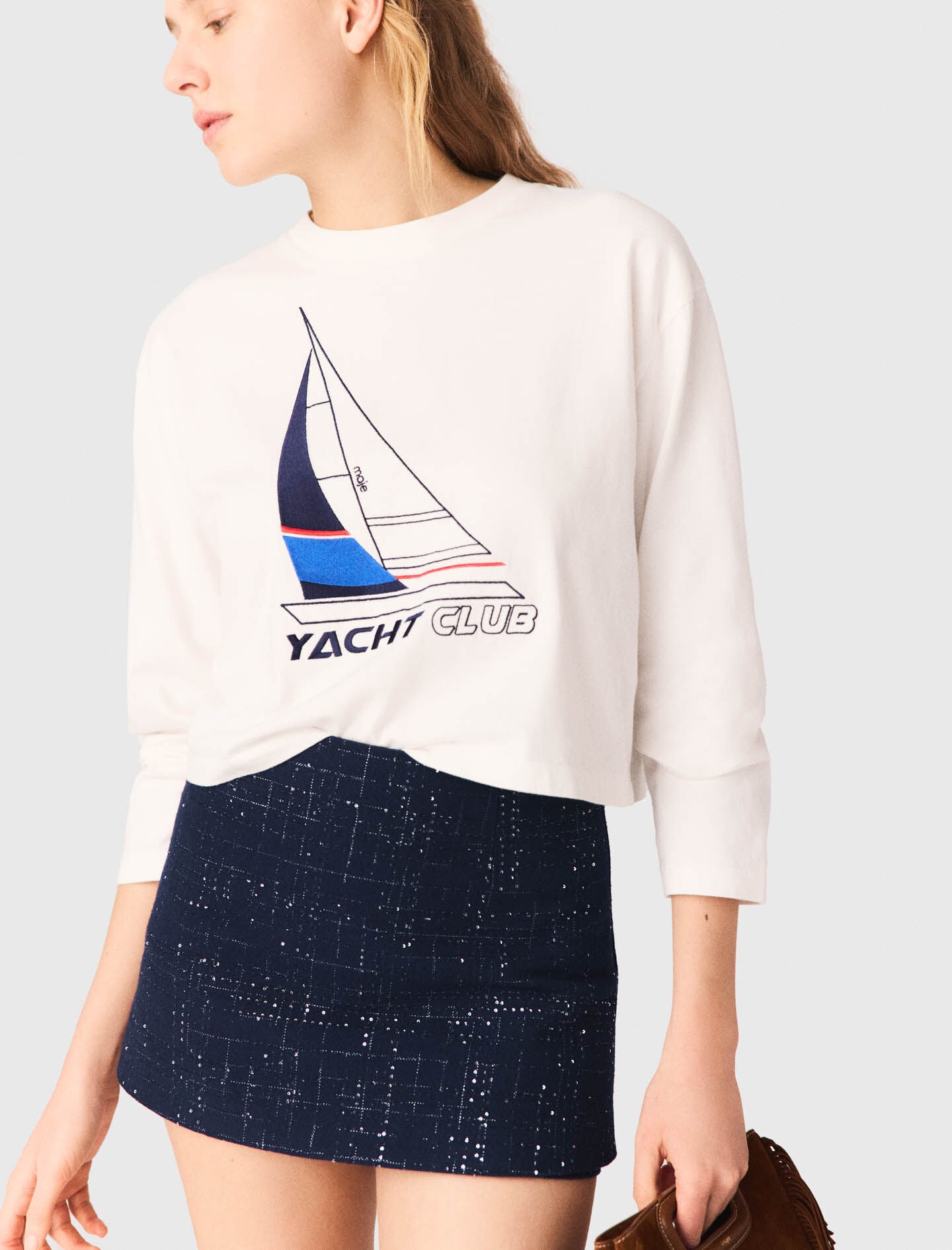 Maje Outlet / Boat print T-shirt