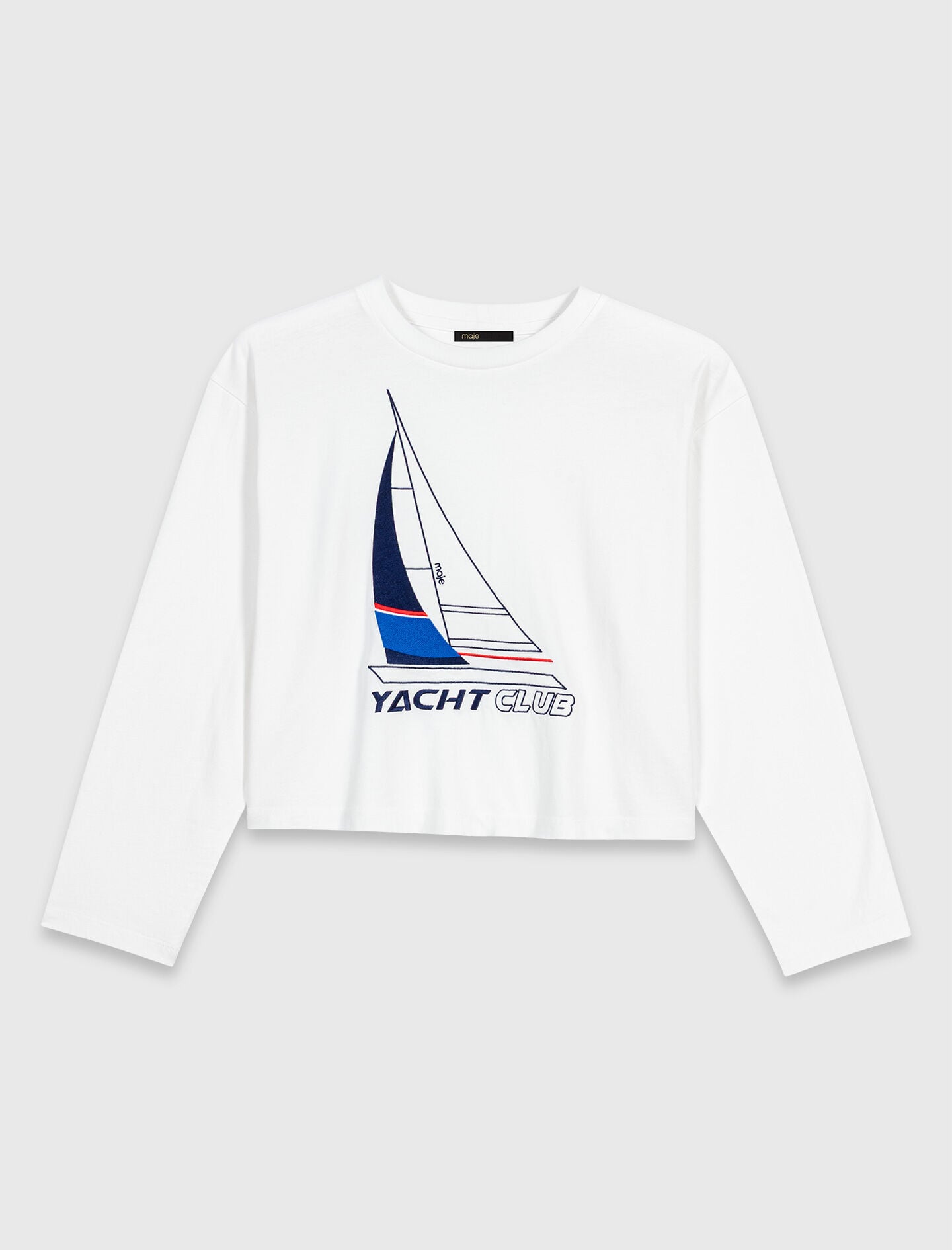 Maje Outlet / Boat print T-shirt