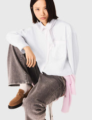 Maje New / Crochet collar shirt