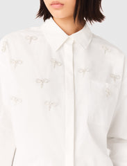 Maje Discount / Bow Jewel Shirt