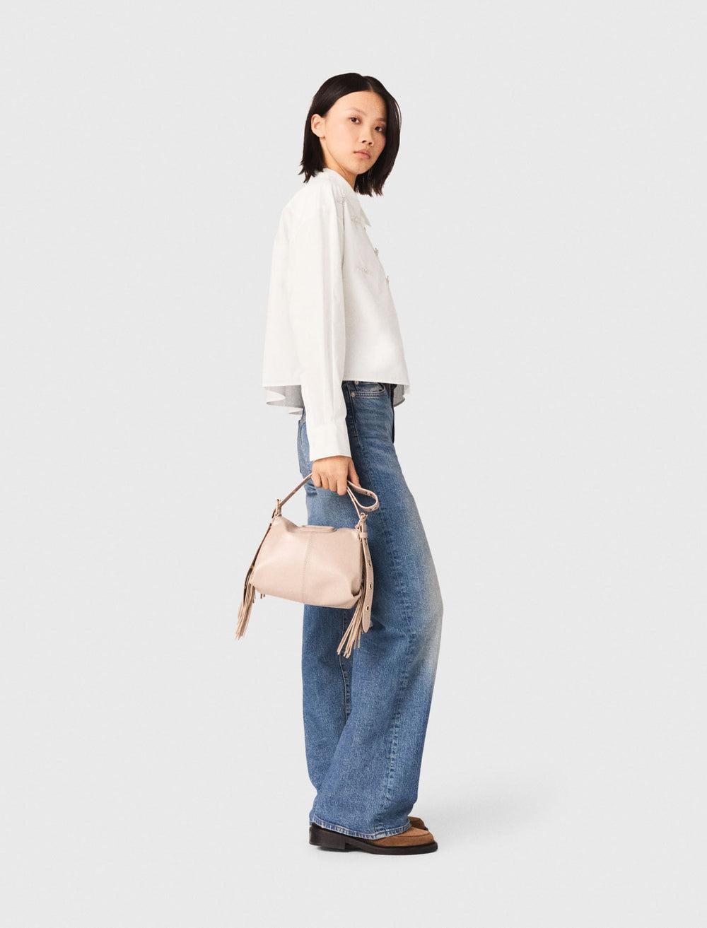 Maje Discount / Bow Jewel Shirt