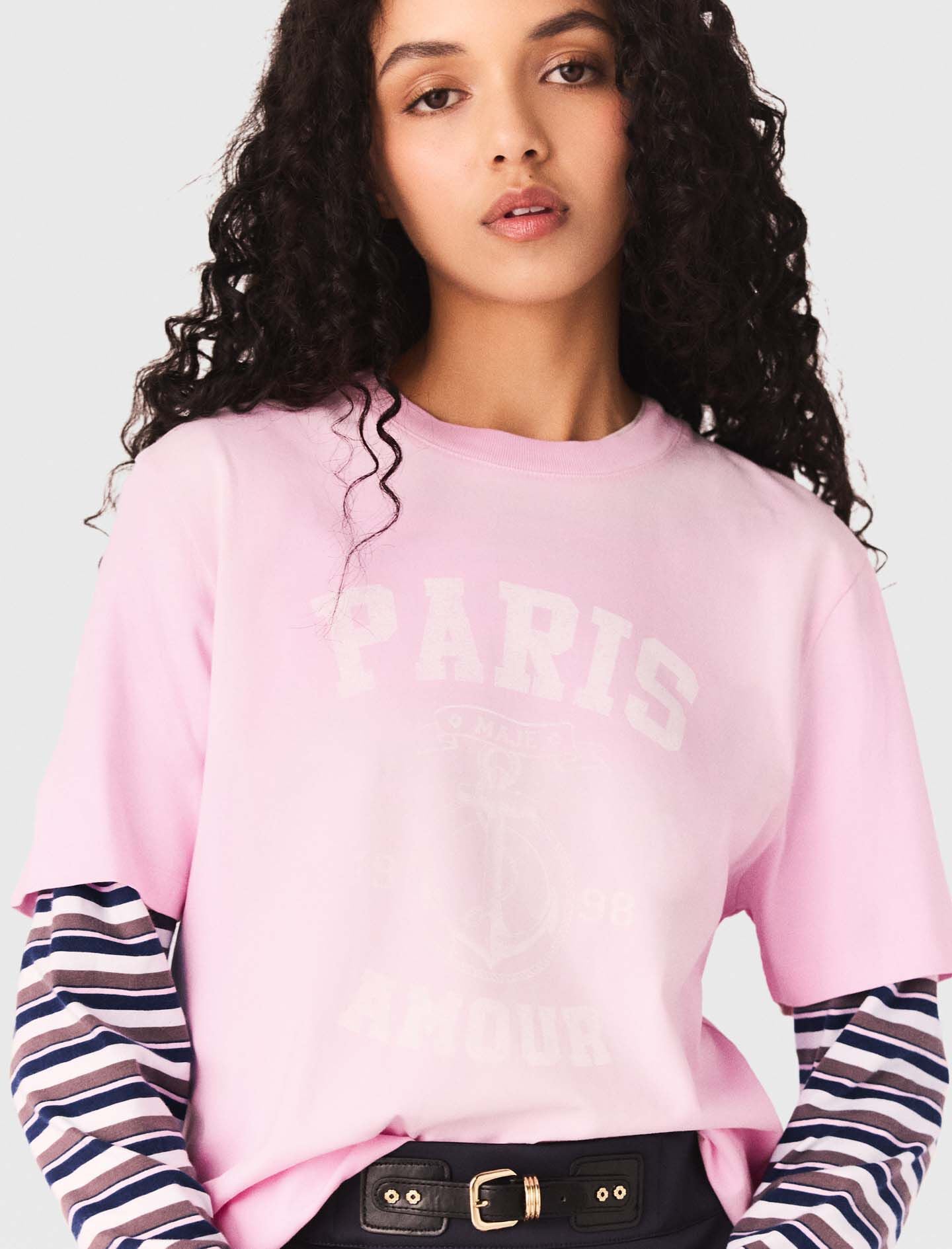 Maje Online / Nautical print T-shirt