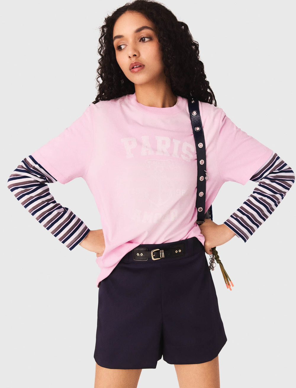 Maje Online / Nautical print T-shirt