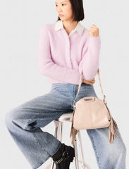 Maje On Sale / Jewelled bow cardigan