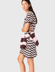 Maje Discount / Zigzag crochet dress