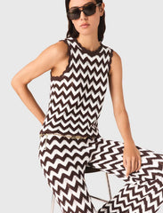 Maje Online / Zigzag crochet top