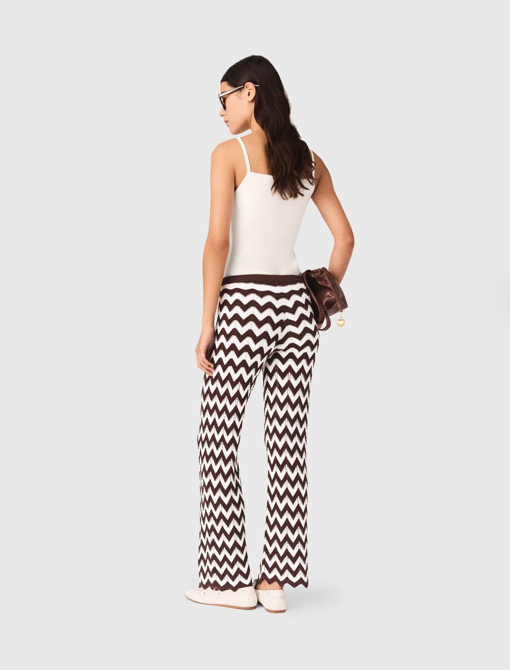Maje Shop / Zigzag crochet trousers