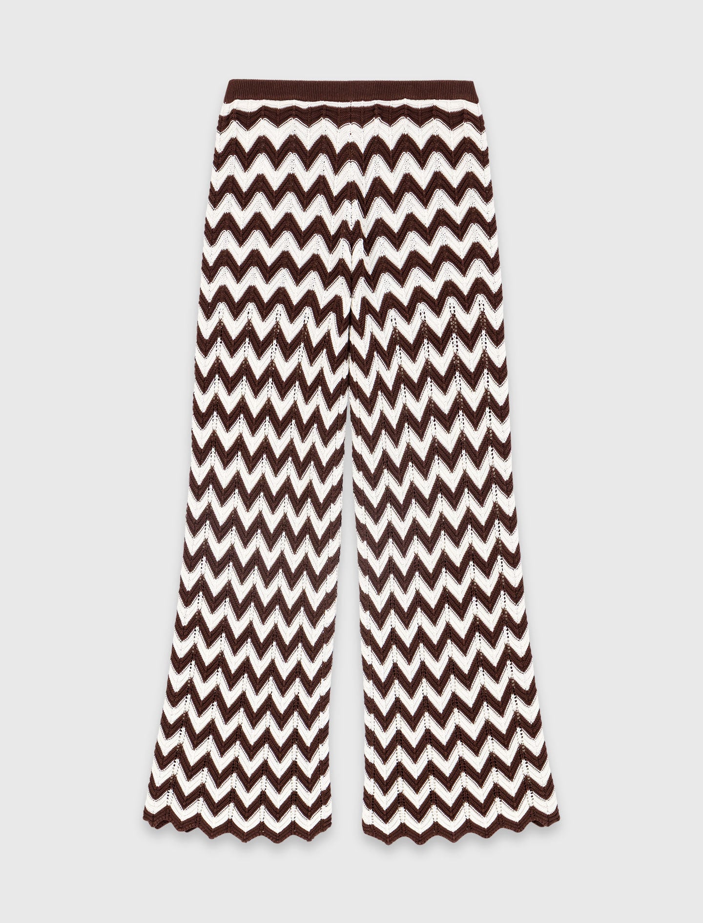 Maje Shop / Zigzag crochet trousers