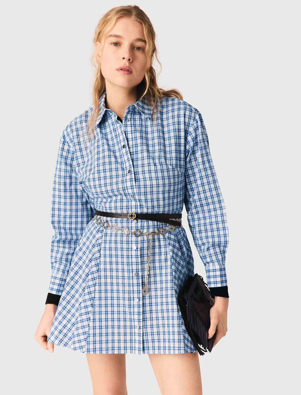 Maje On Sale / Rhinestone Shirt Dress