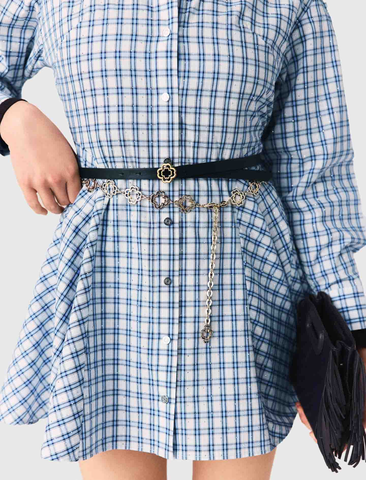 Maje On Sale / Rhinestone Shirt Dress