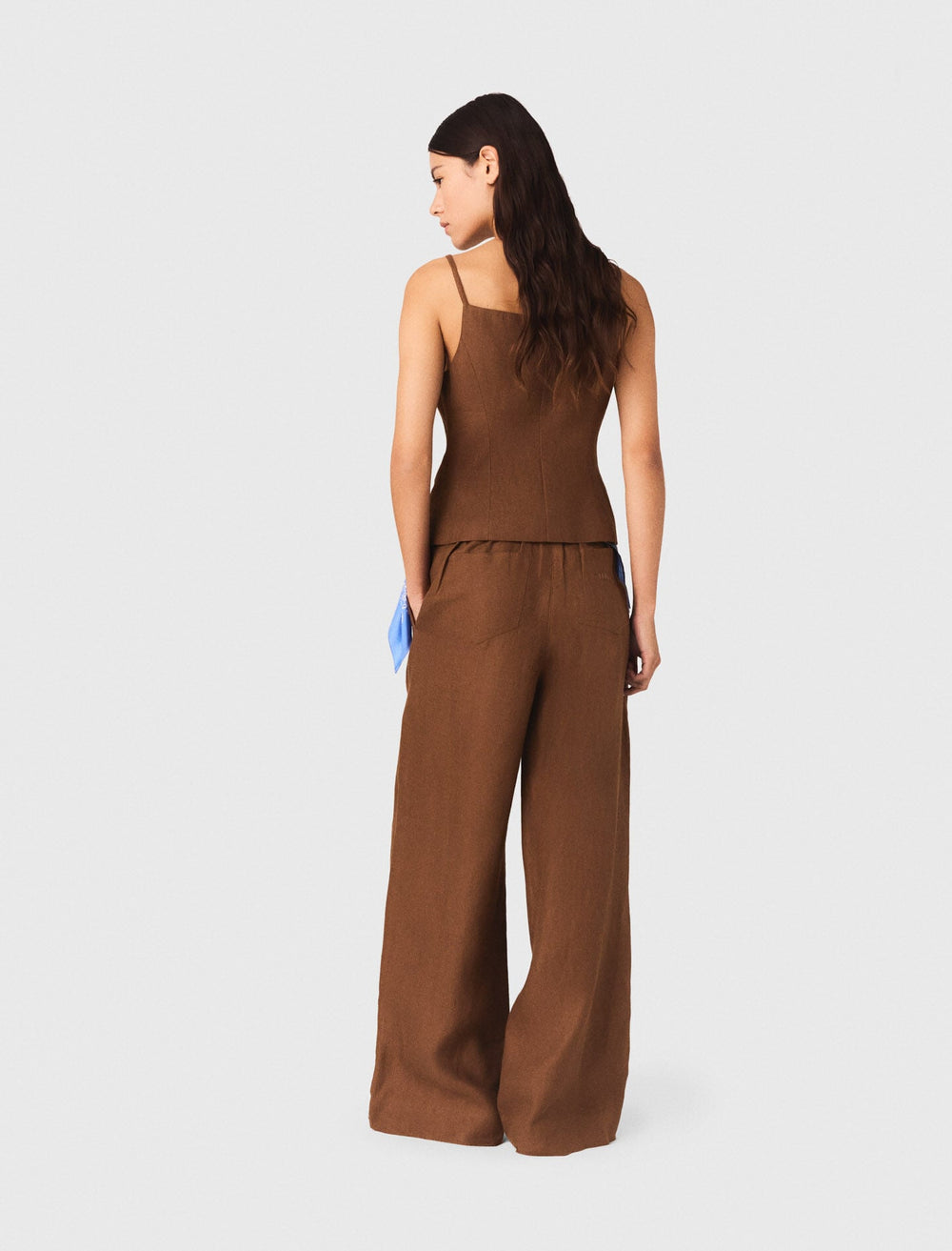 Maje Outlet / Linen blend top