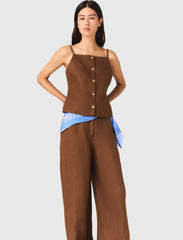 Maje Outlet / Linen blend top